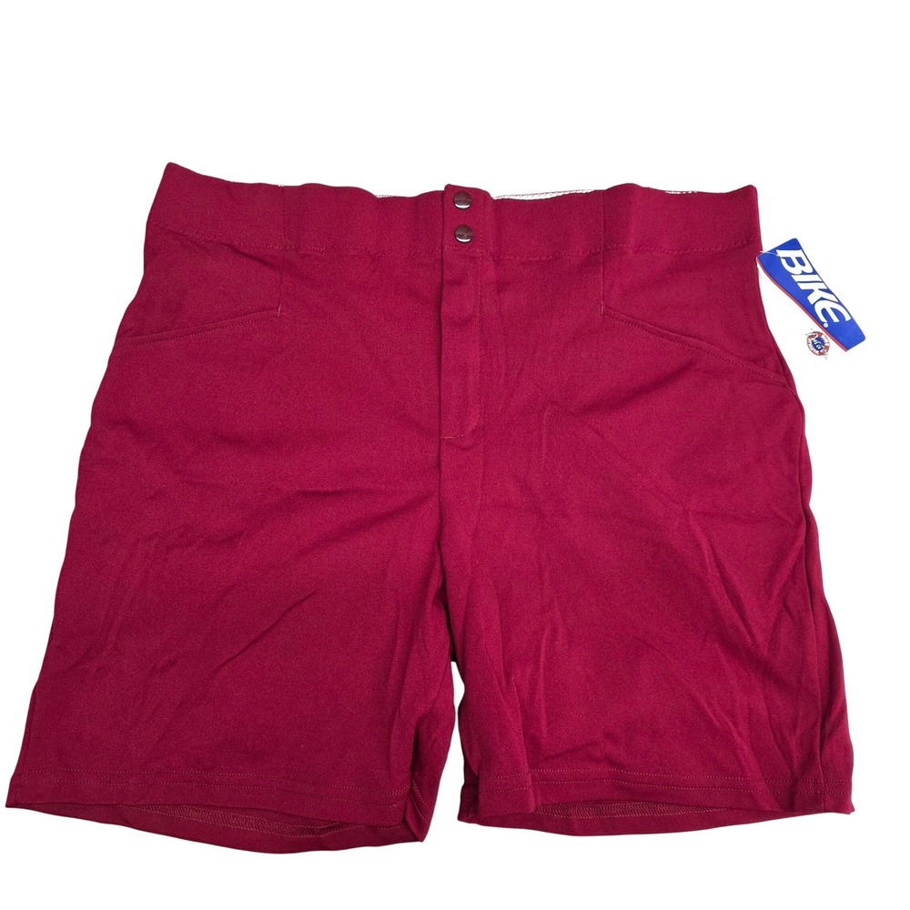 Vintage Bike Athletic C550‎ Coach Shorts Mens XL Cardinal Red NWT